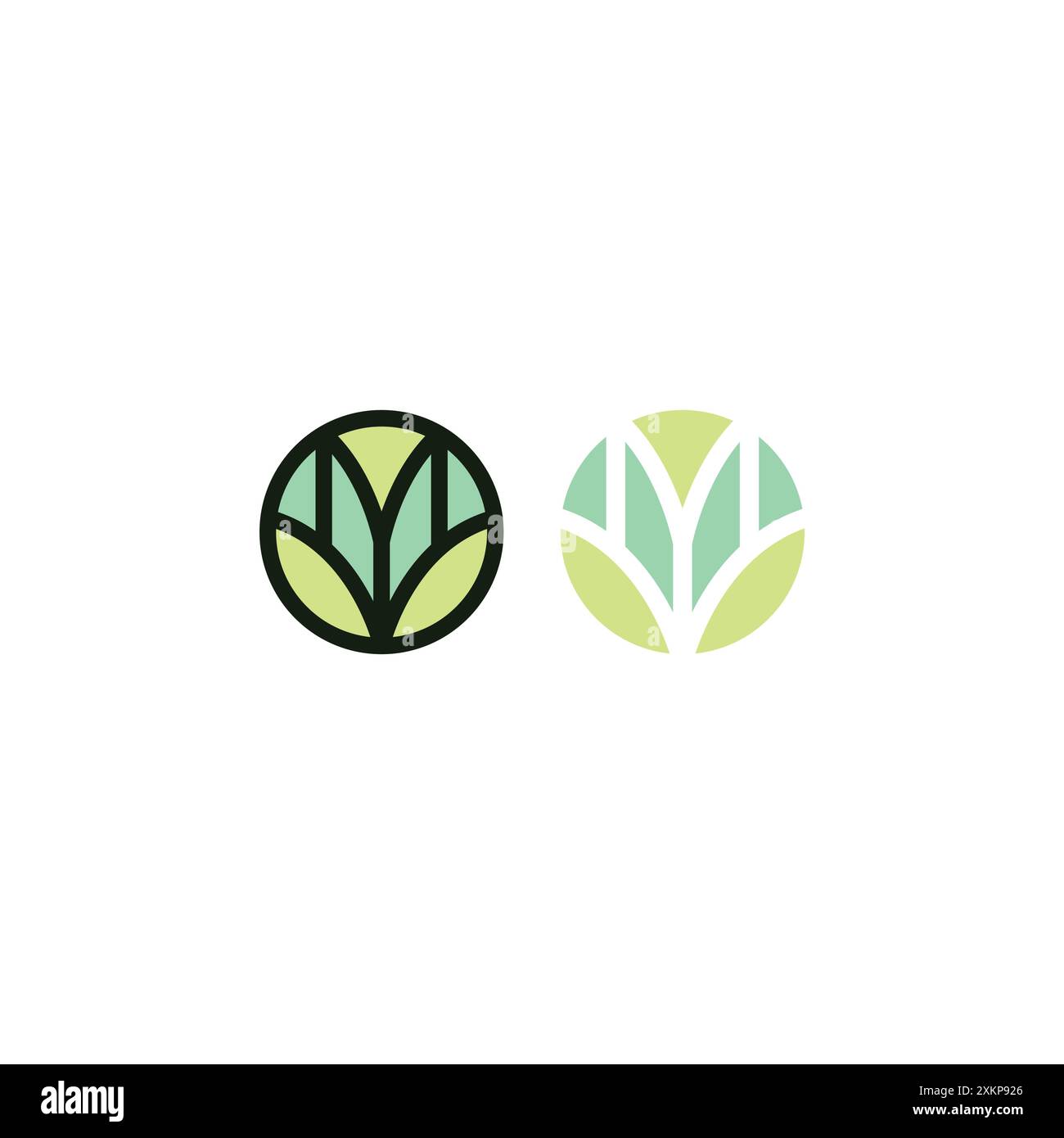 Letter M leaf Organic Logo Vector. Herbal Logo vector Stock Vector ...