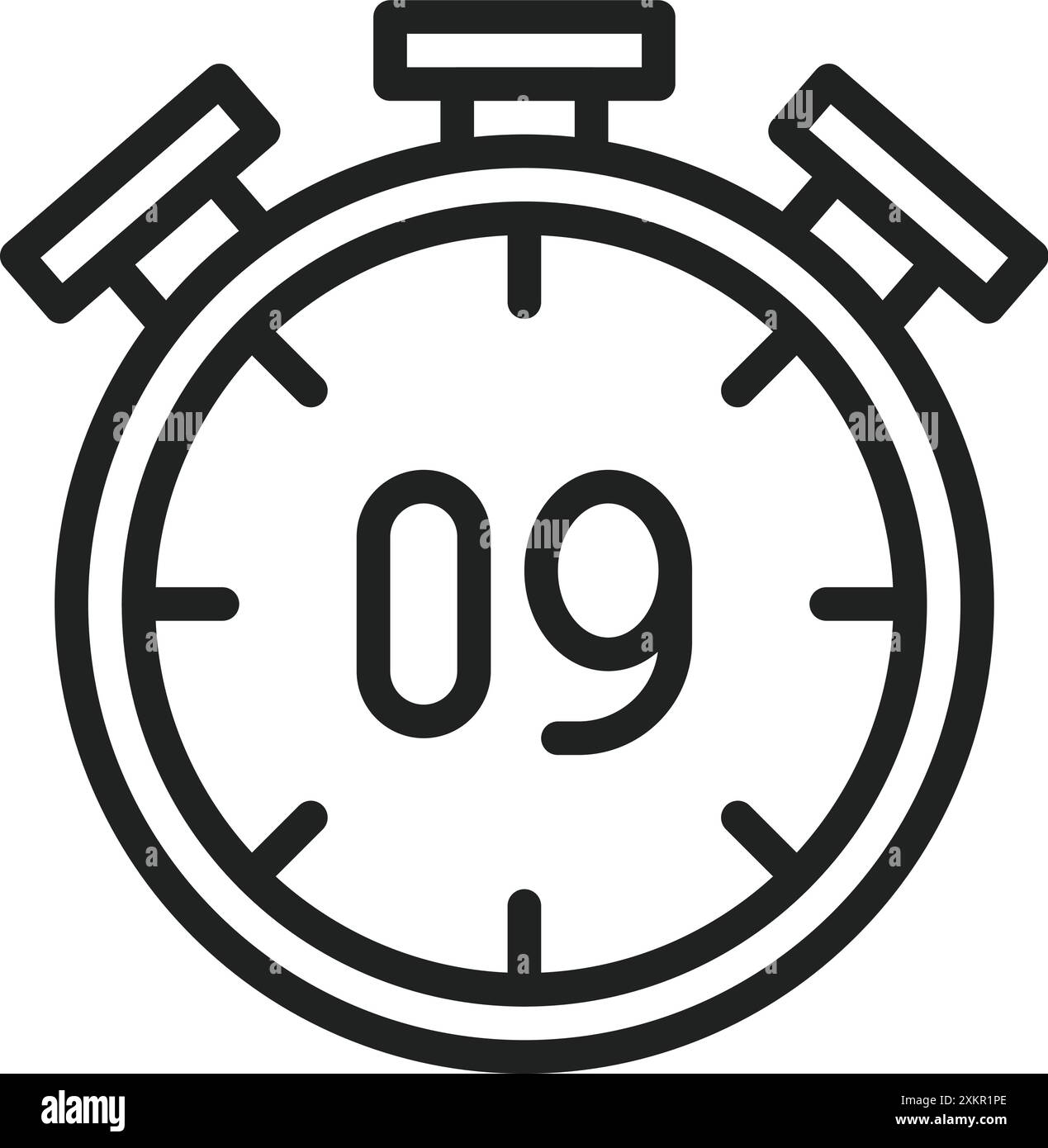 Countdown icon vector image. Suitable for mobile application web application and print media. Stock Vector