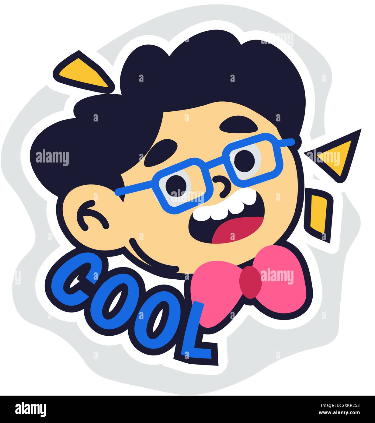 Vector illustration of a cartoon boy Stock Vector Image & Art - Alamy