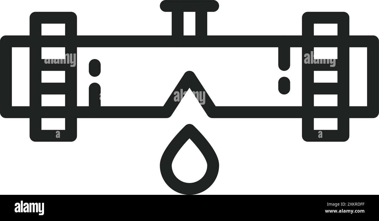 Leak Detector icon vector image. Suitable for mobile application web application and print media. Stock Vector