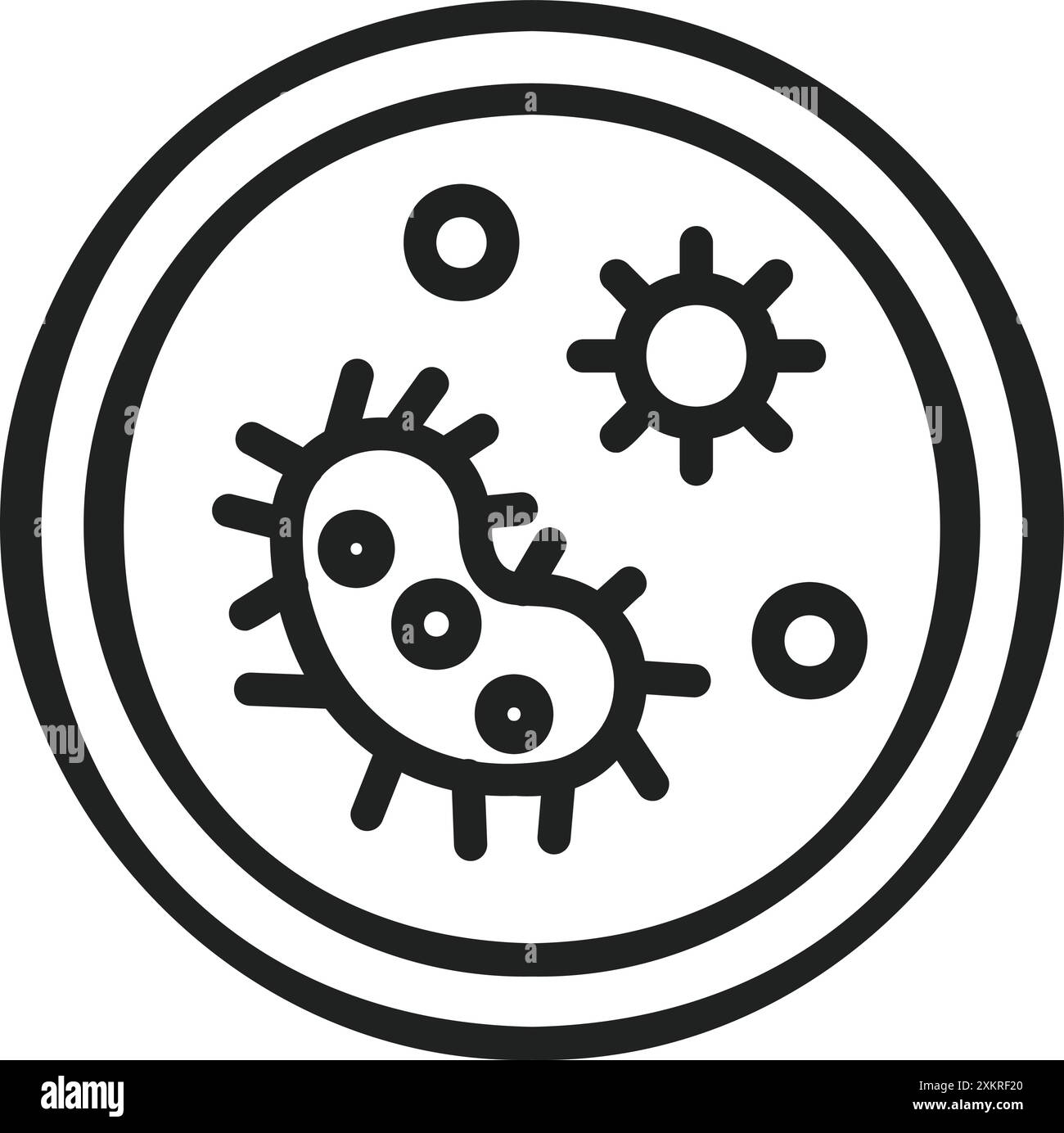 Microorganisms icon vector image. Suitable for mobile application web ...