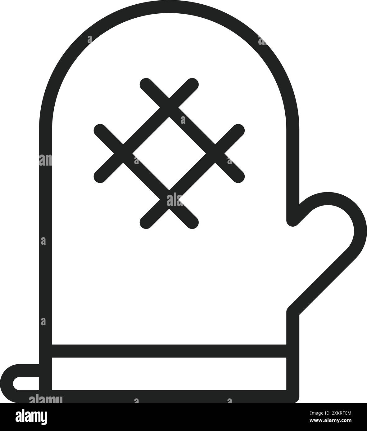 Mitts icon vector image. Suitable for mobile application web application and print media. Stock Vector