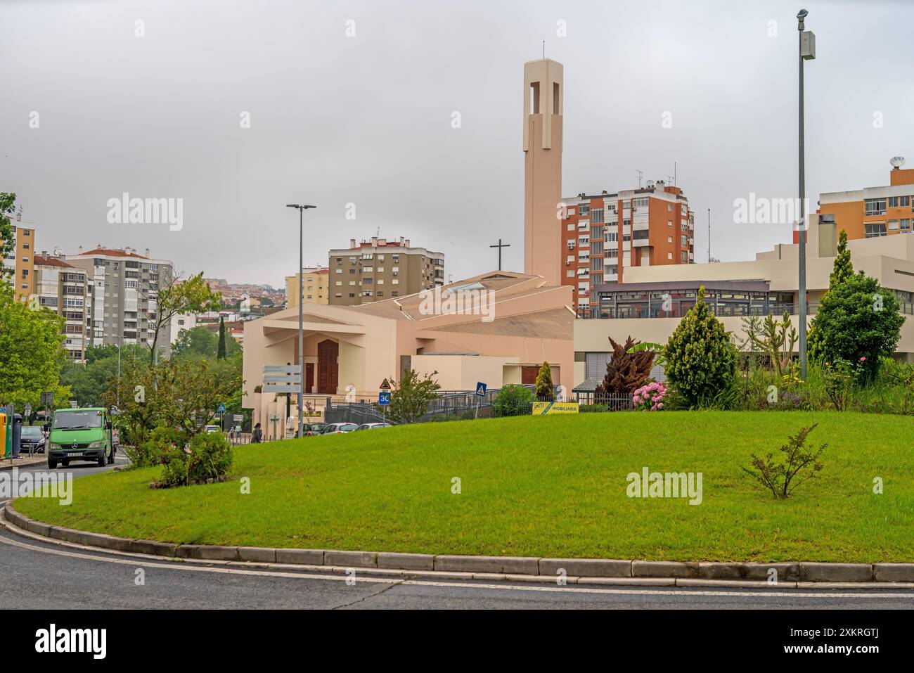 Lisbon , Portugal 23 June 2024. Parish Church of São Francisco de Assis ...