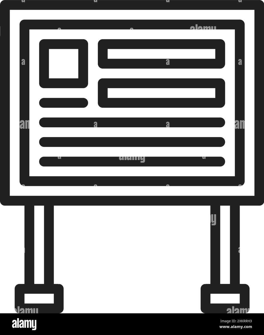 Signage icon vector image. Suitable for mobile application web application and print media. Stock Vector