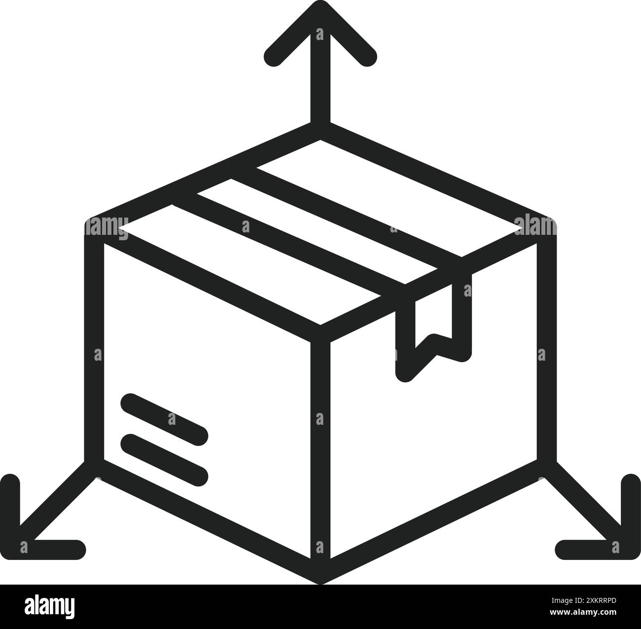 Size icon vector image. Suitable for mobile application web application and print media. Stock Vector