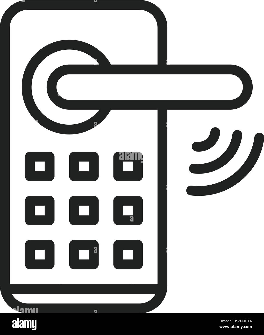 Smart Lock icon vector image. Suitable for mobile application web ...