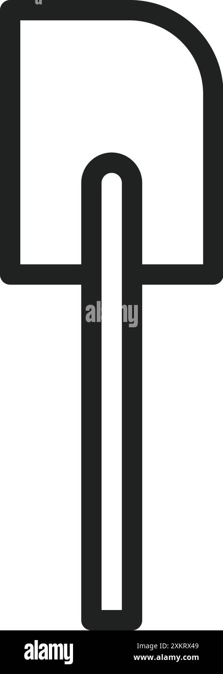 Spatula icon vector image. Suitable for mobile application web application and print media. Stock Vector