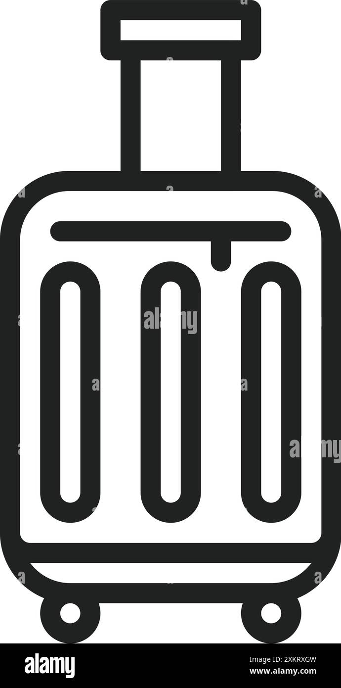 Suitcase icon vector image. Suitable for mobile application web ...