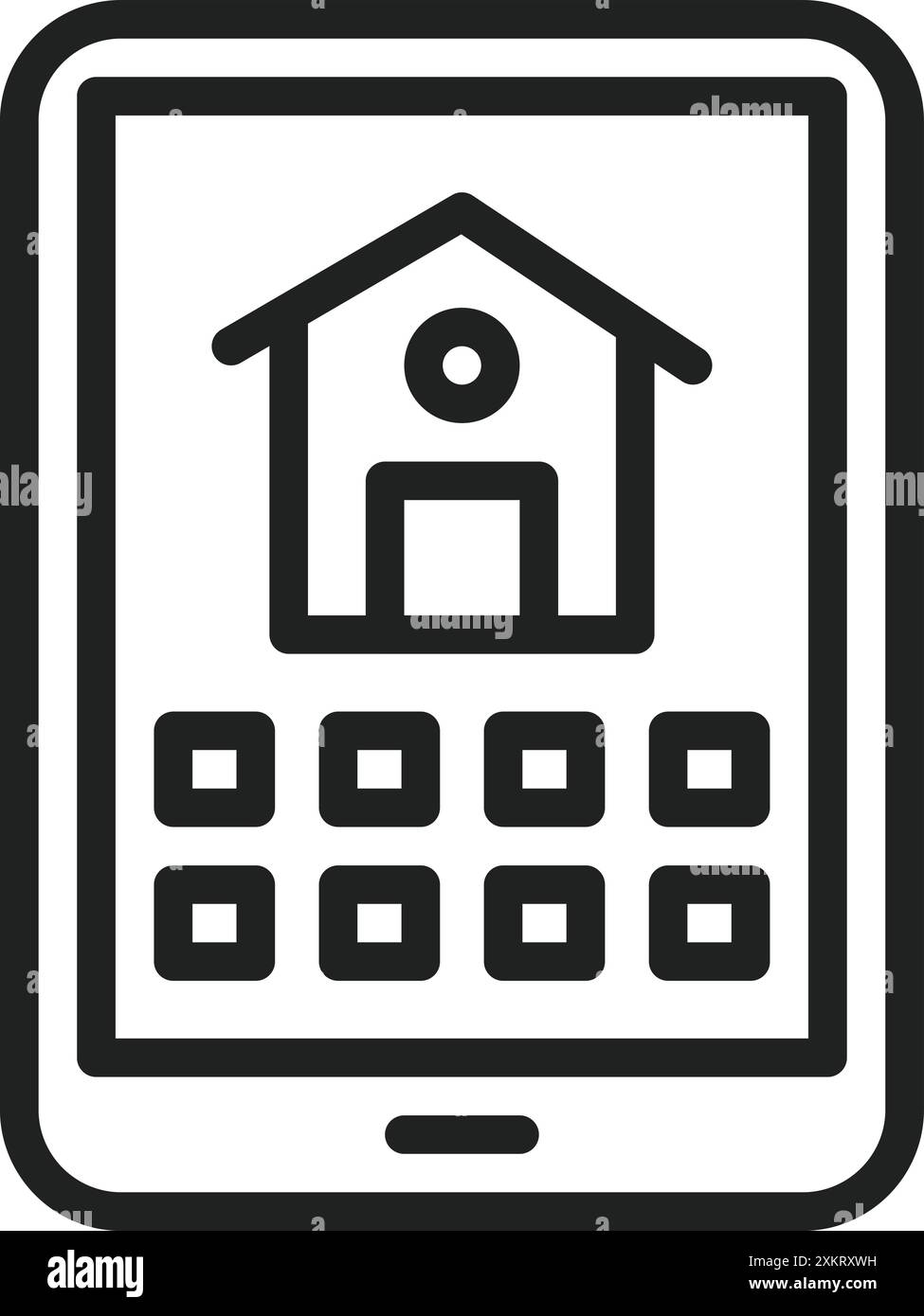 Tablet Controller icon vector image. Suitable for mobile application web application and print media. Stock Vector