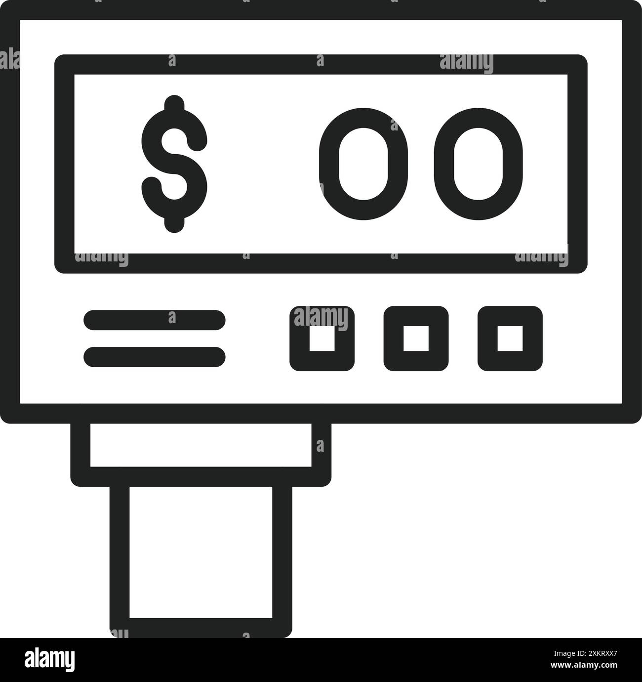 Taxi Meter icon vector image. Suitable for mobile application web application and print media. Stock Vector