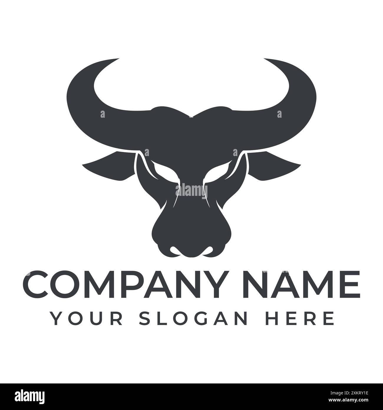Buffalo logo vector illustrations design icon symbols Stock Vector ...