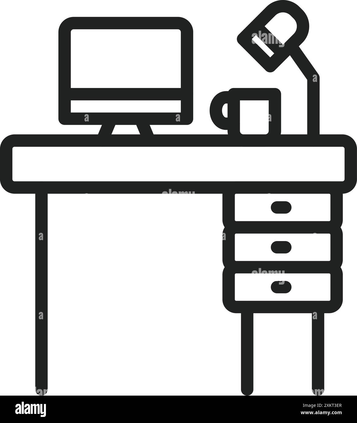 Workplace icon vector image. Suitable for mobile application web ...