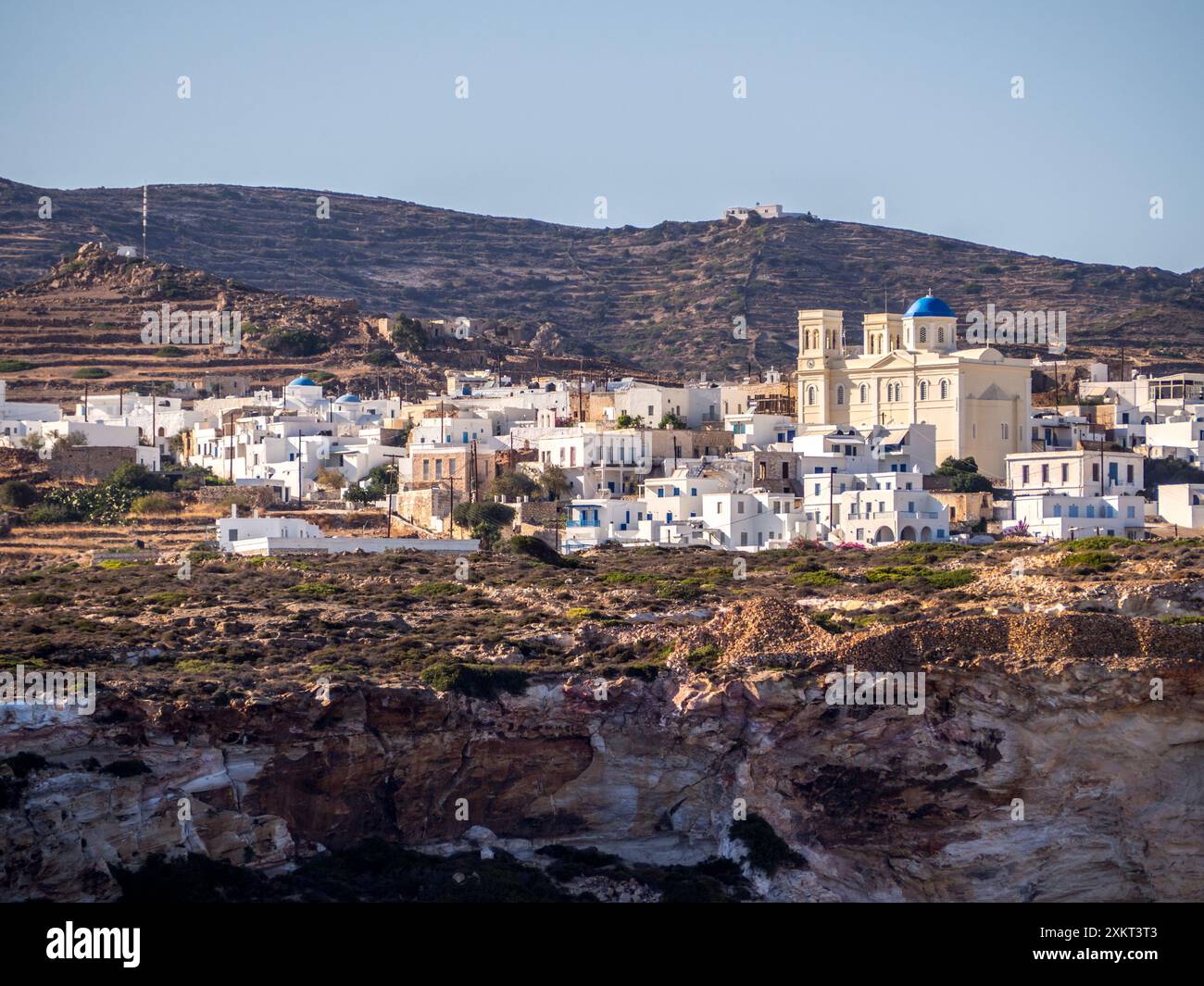 Kimolos island psathi greece hi-res stock photography and images - Alamy