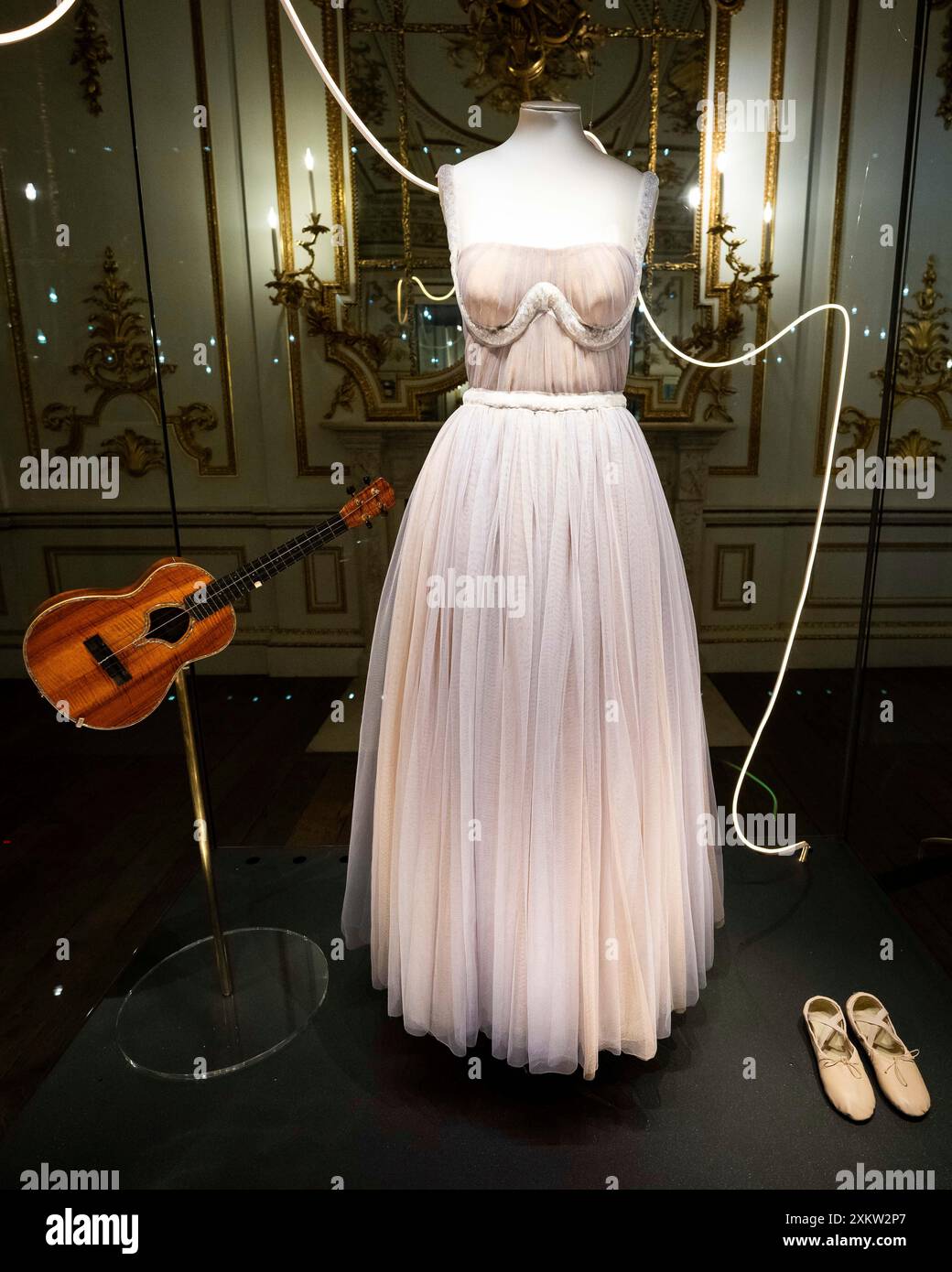 An ensemble worn by Taylor Swift on the Speak Now back album cover with