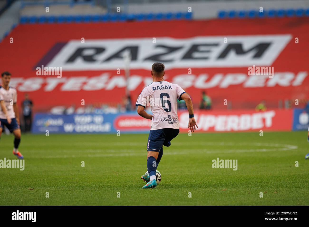 Damian Rasak during PKO BP Ekstraklasa game between teams of Lech ...