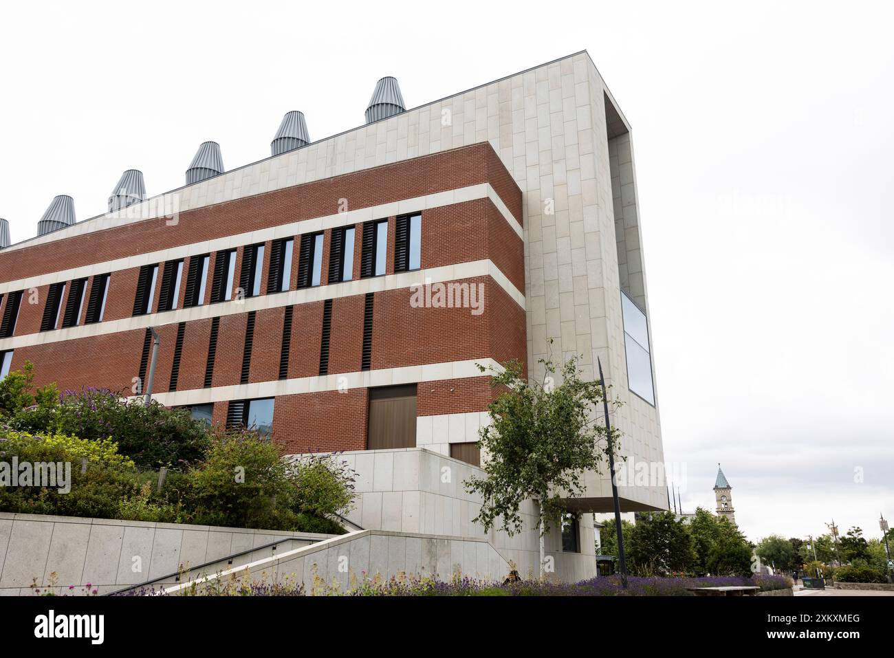The exterior of the Lexicon Library and Cultural Centre on Queen's Road ...