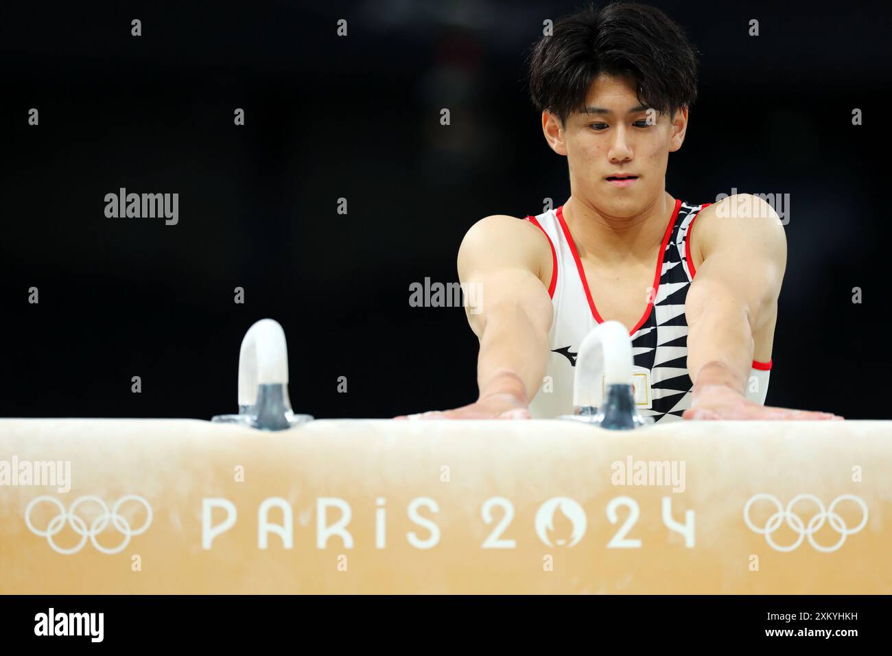 Paris, France. 24th July, 2024. Daiki Hashimoto (JPN) Gymnastics - Artistic : Men's training session ahead of the Paris 2024 Olympic Games at Bercy Arena in Paris, France . Credit: Naoki Nishimura/AFLO SPORT/Alamy Live News Stock Photo