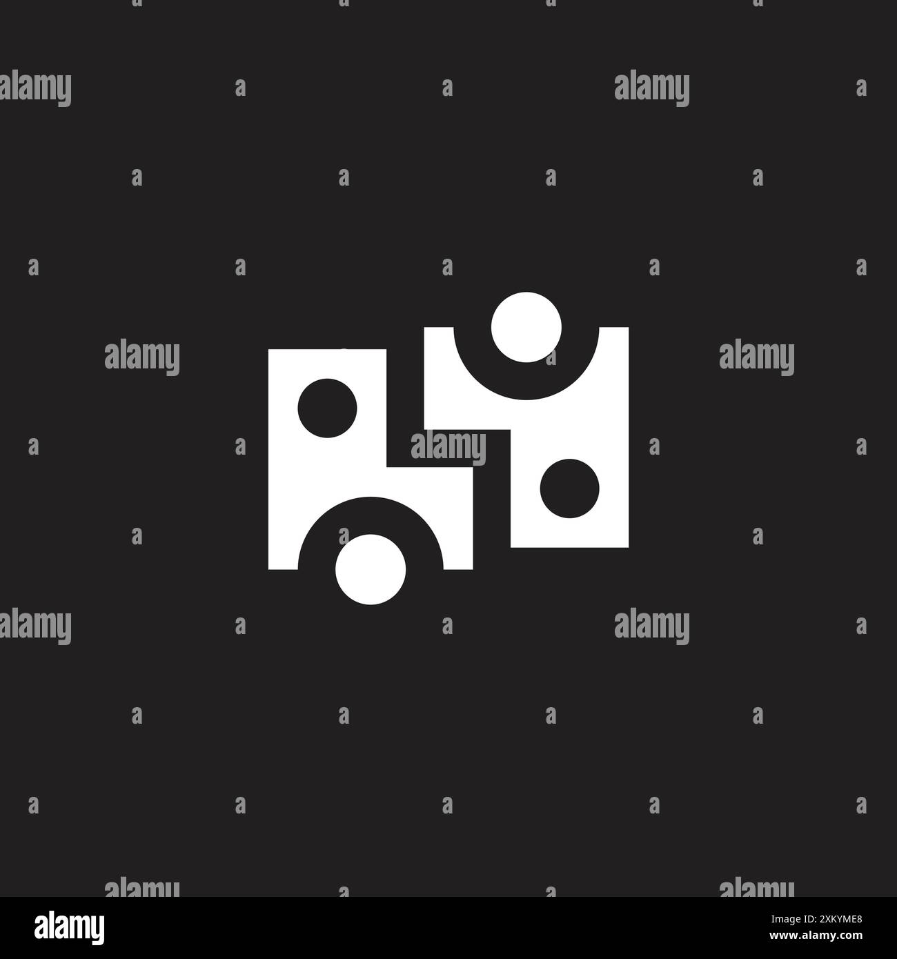 doodle car letter s abstract simple logo vector Stock Vector