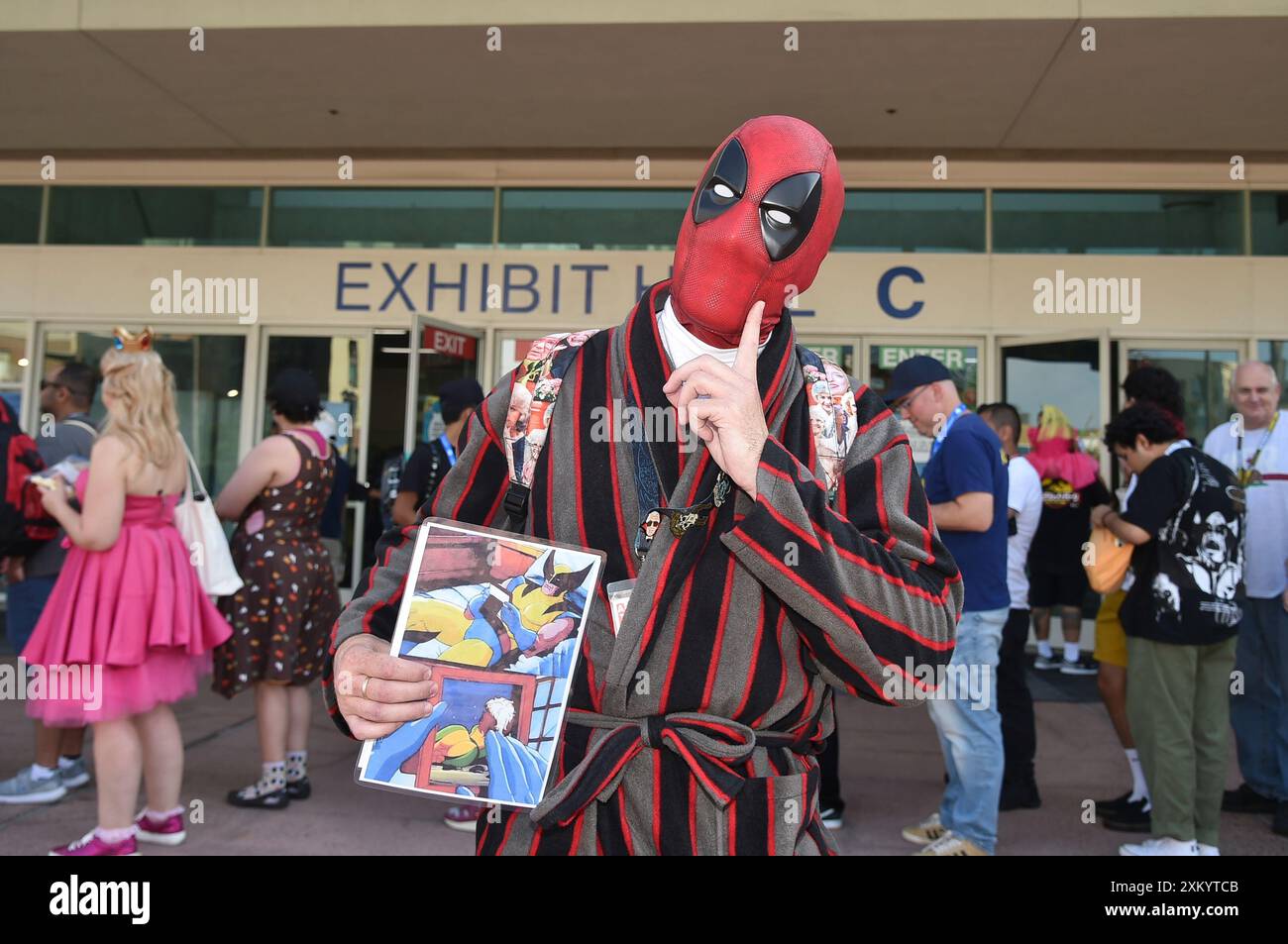Chad Nelson dressed as Chadpool attends preview night at Comic-Con ...