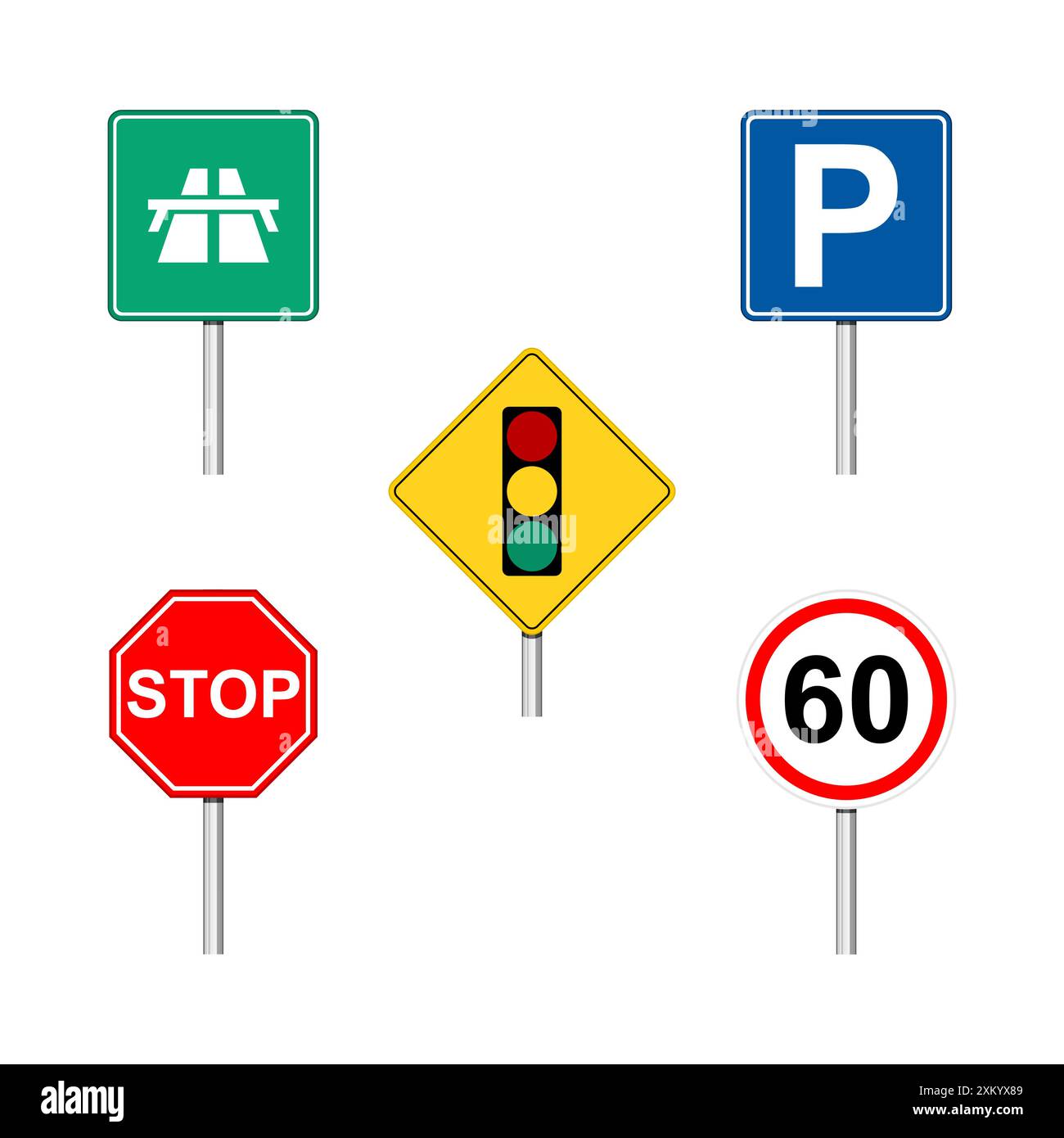 Street signs Cut Out Stock Images & Pictures - Alamy