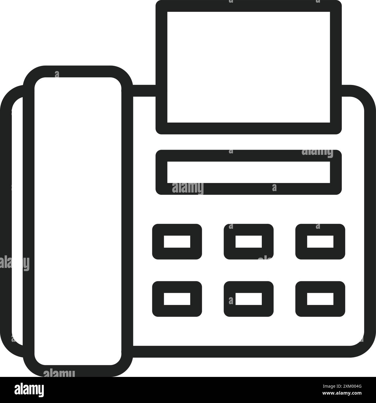 Fax icon vector image. Suitable for mobile application web application and print media. Stock Vector
