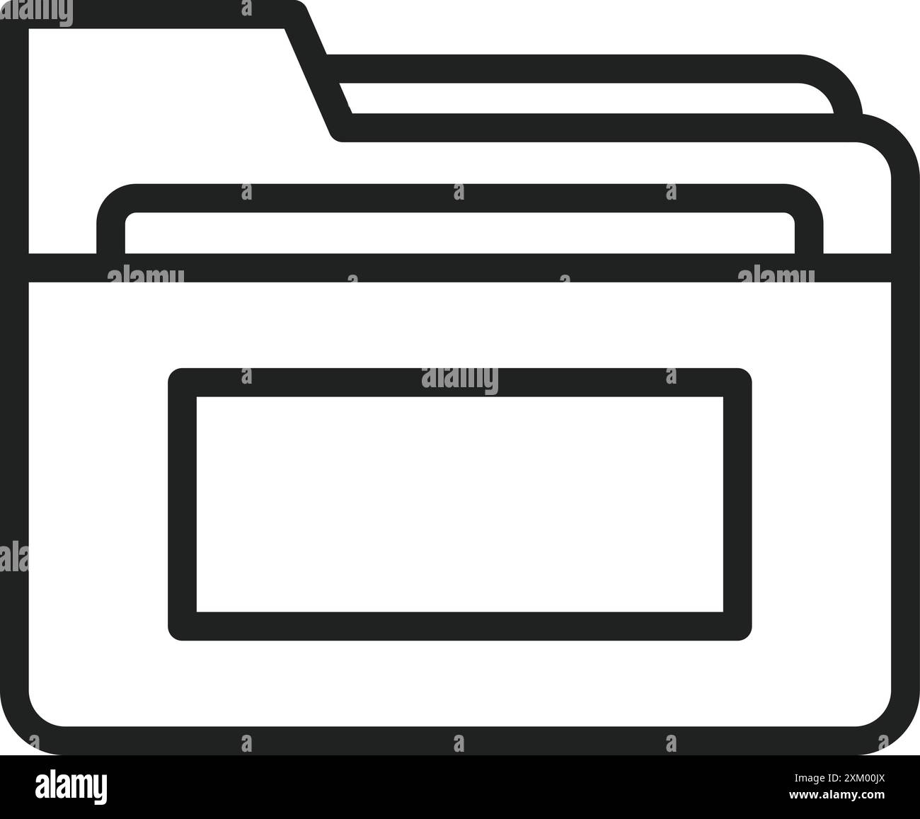 Folder icon vector image. Suitable for mobile application web ...