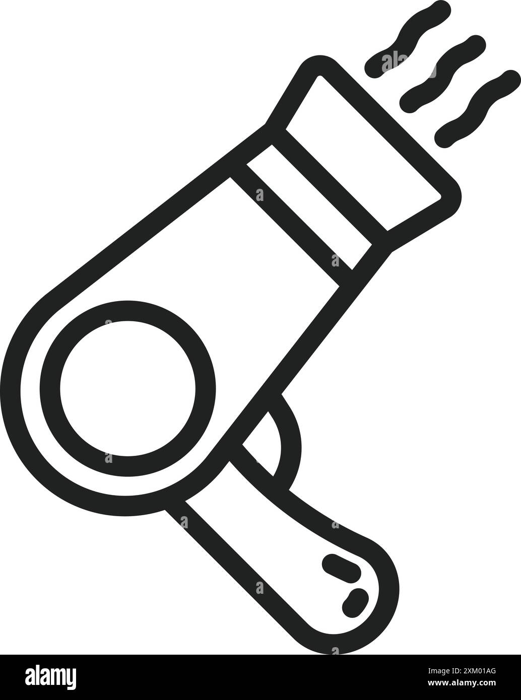 Hairdryer icon vector image. Suitable for mobile application web application and print media. Stock Vector