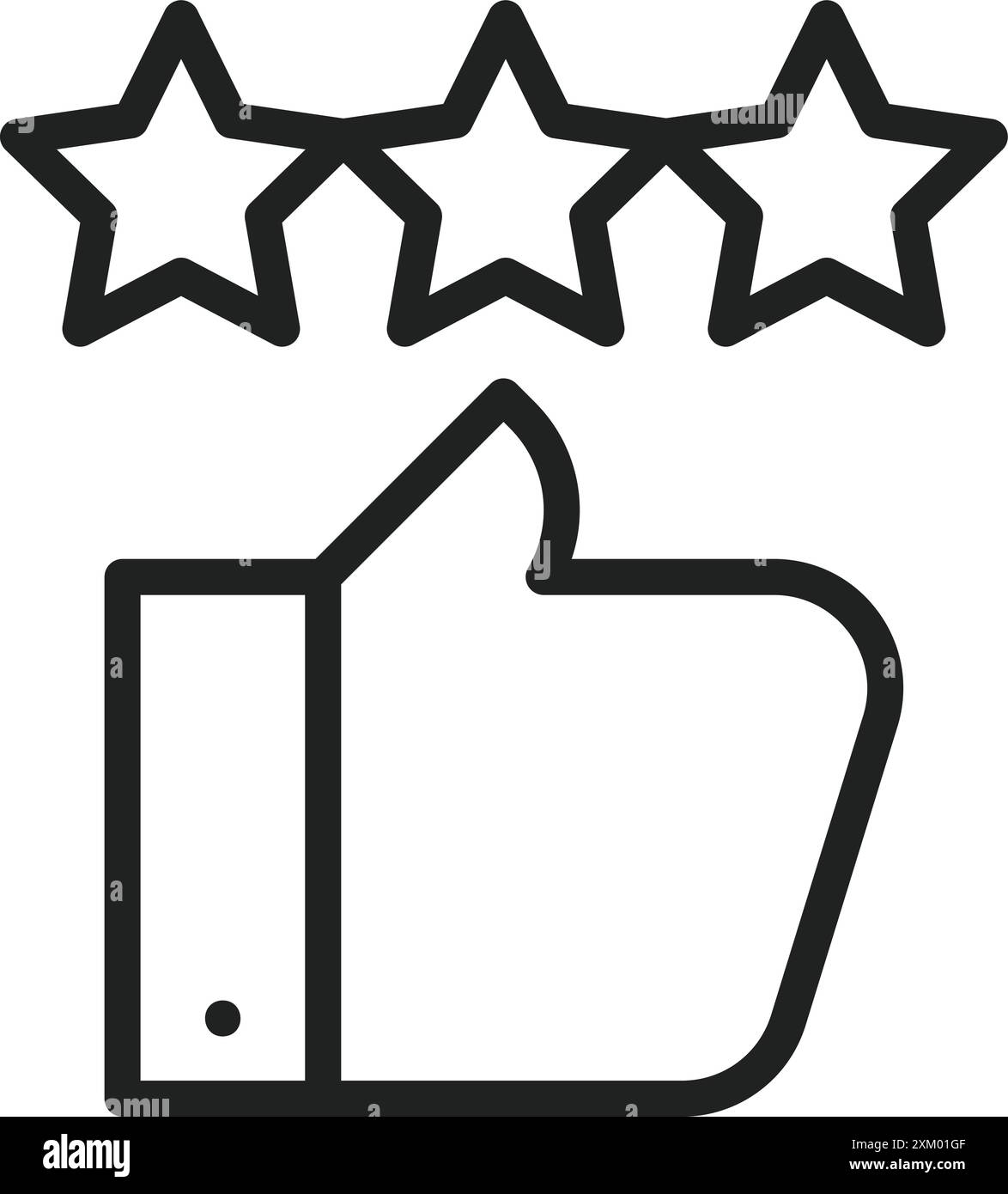 Good Review icon vector image. Suitable for mobile application web application and print media. Stock Vector