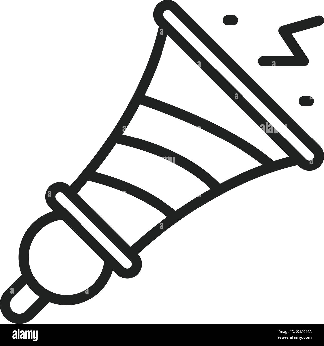 Party Trumpets icon vector image. Stock Vector