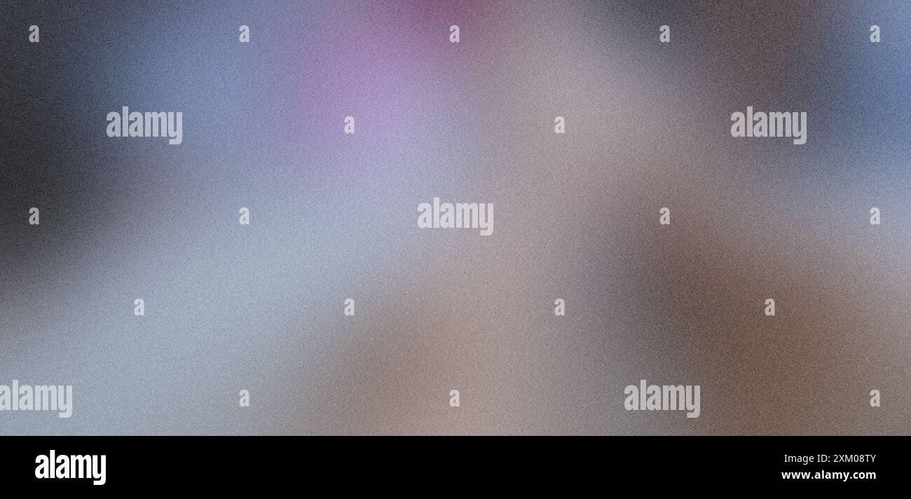 Grainy textured background showing a purple and blue gradient Stock Photo