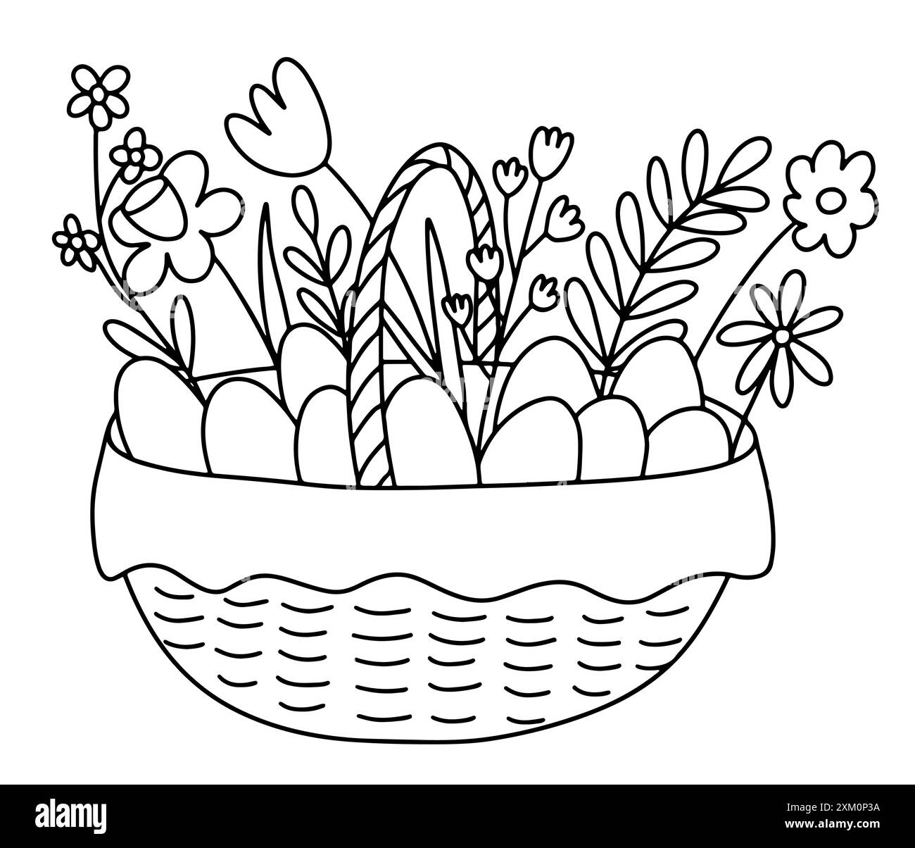 Easter bunny on the grass Black and White Stock Photos & Images - Alamy