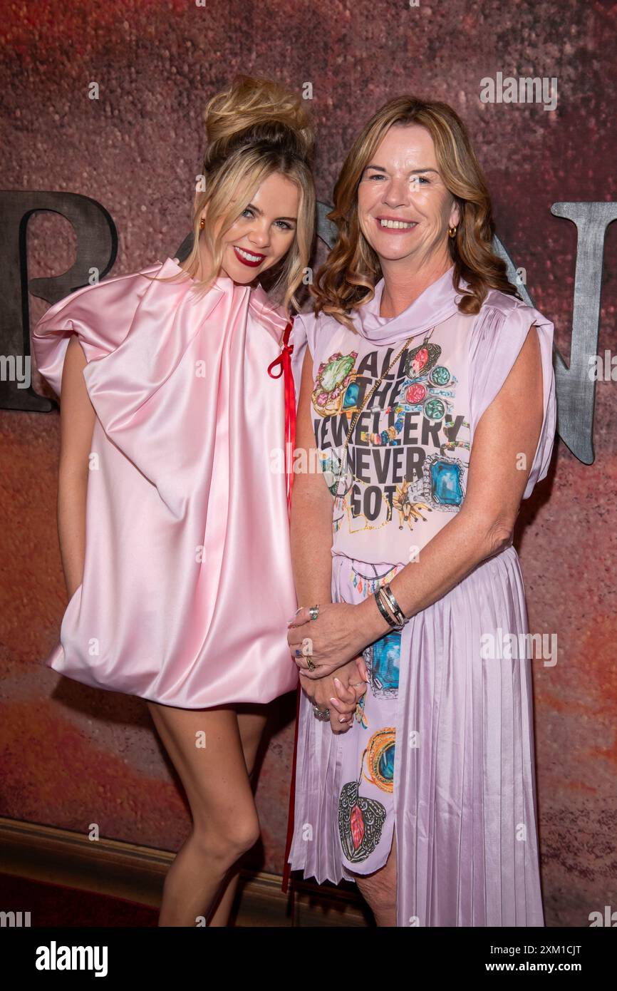 New York, United States. 24th July, 2024. (L-R) Saoirse-Monica Jackson ...