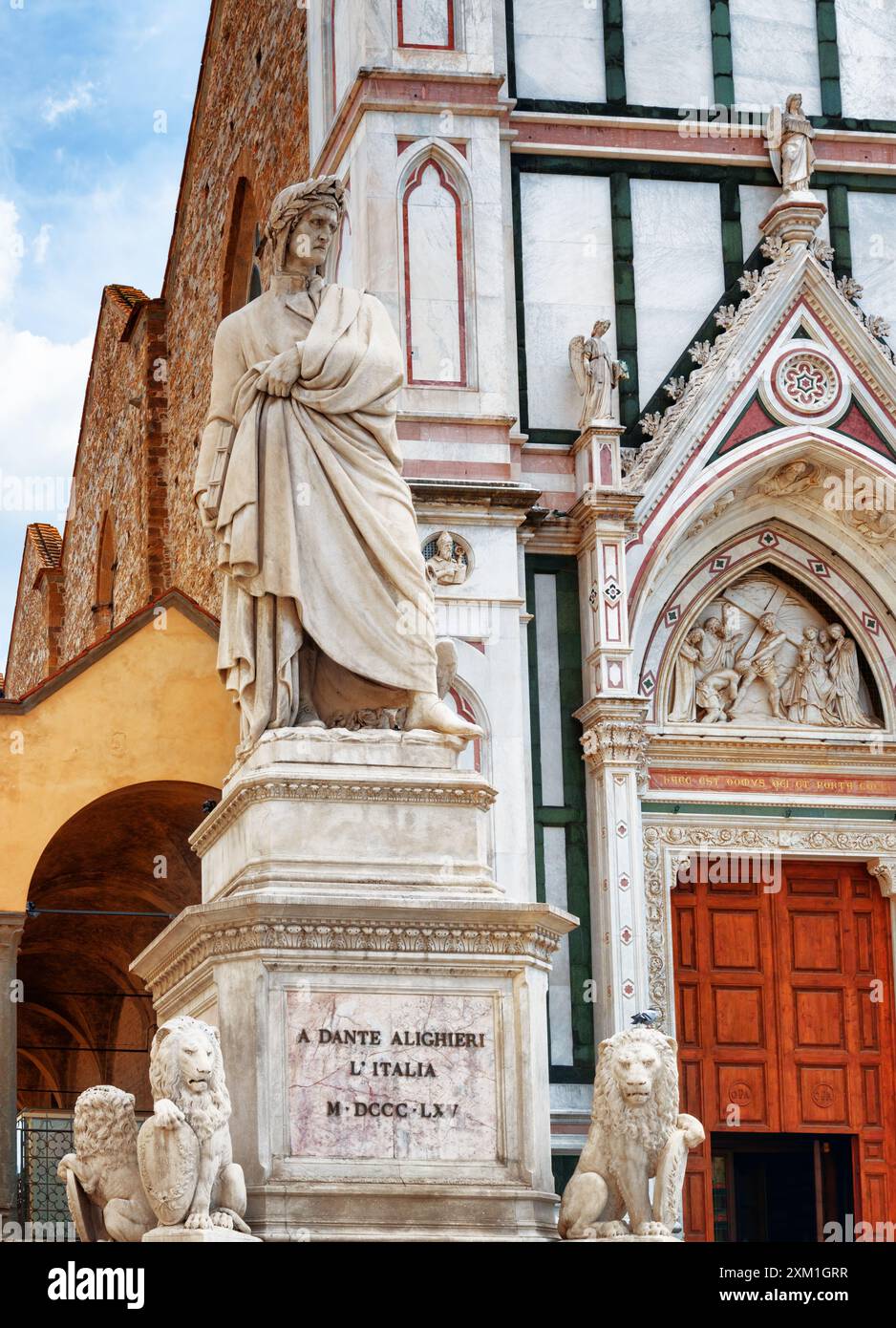 Dante monument florence hi-res stock photography and images - Alamy
