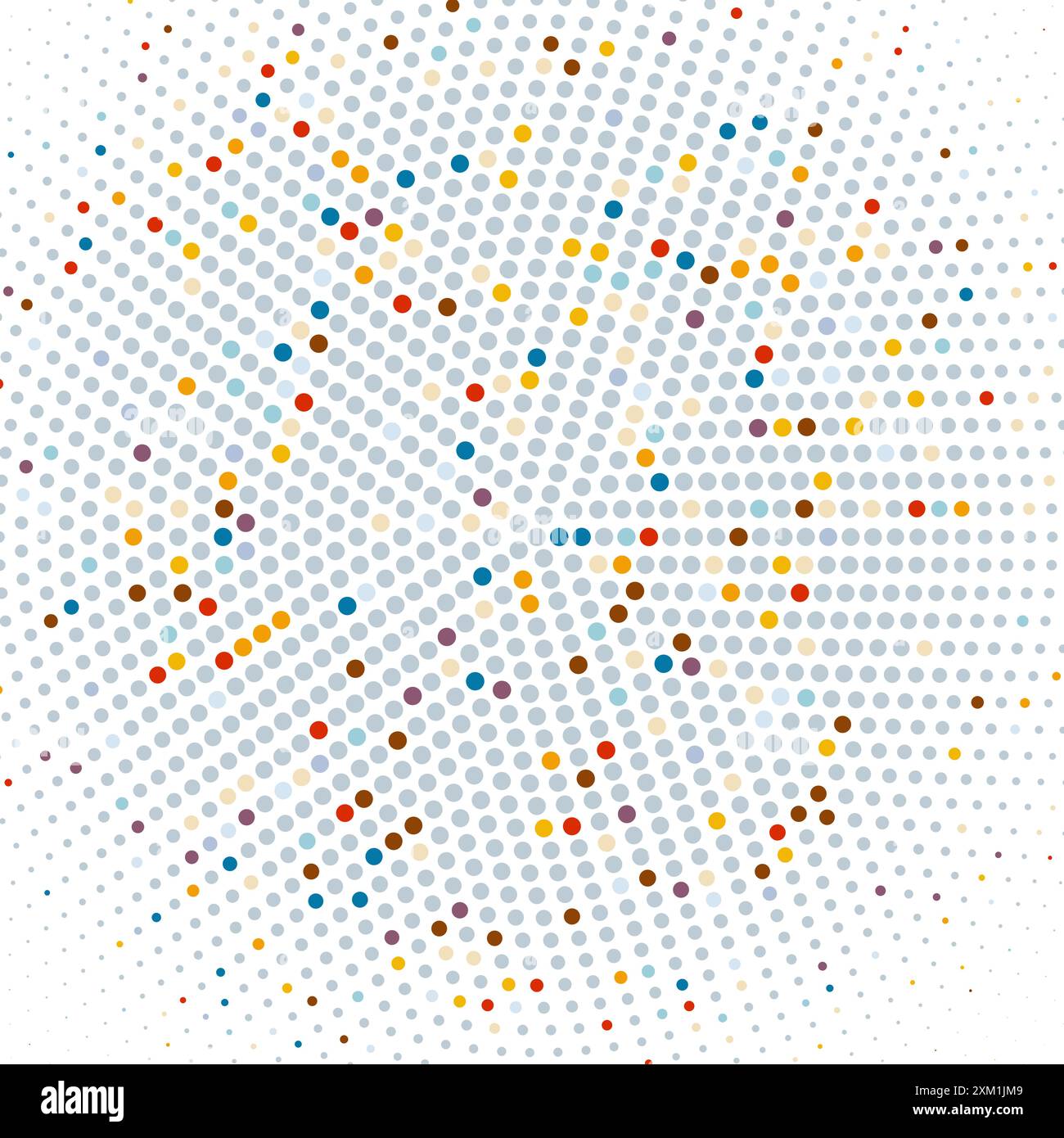 abstract radial halftone dots design background Stock Vector