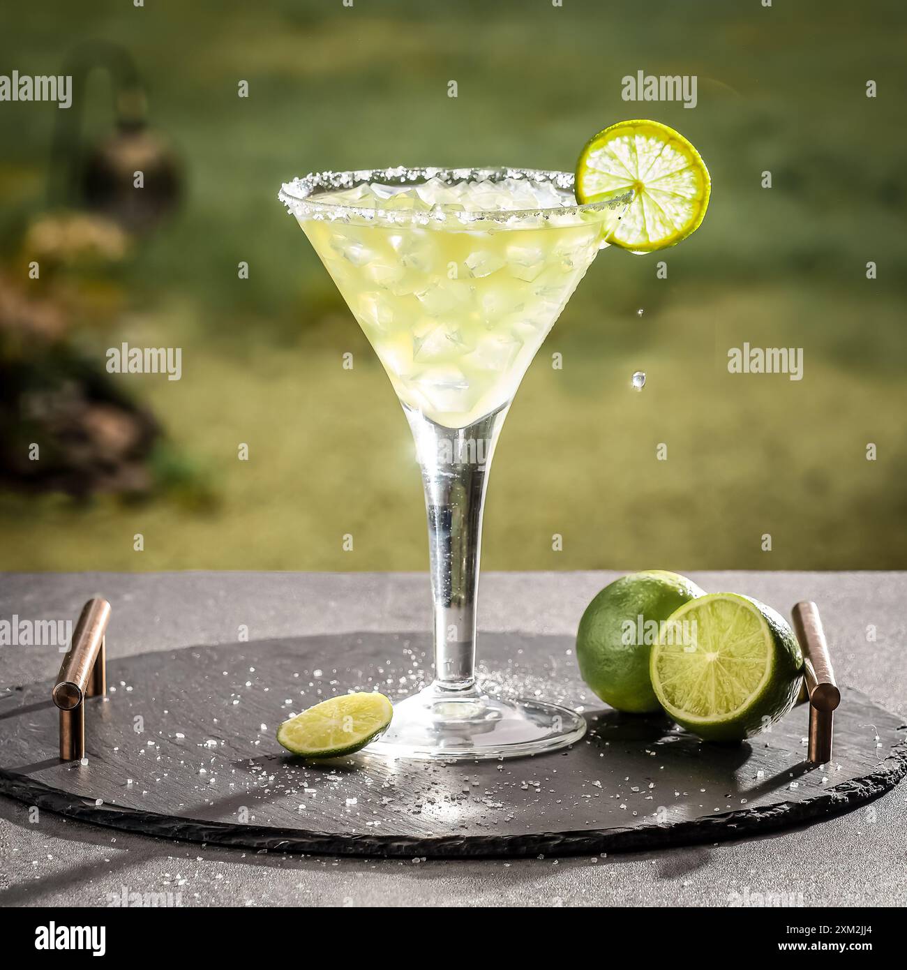 Cocktail With Salt Rim Margarita image hi-res stock photography and images - Alamy