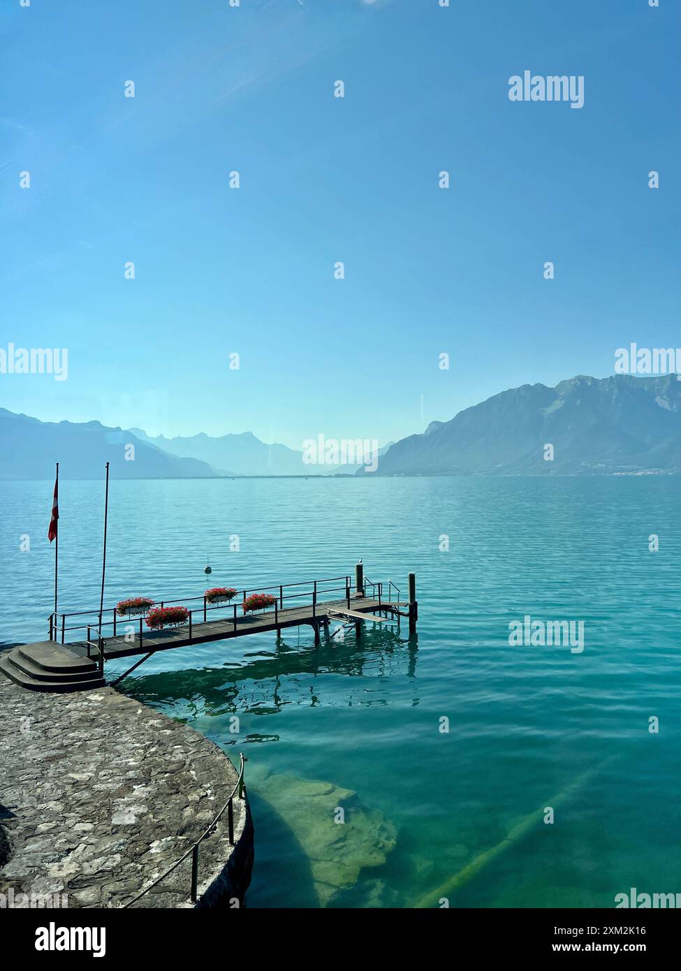 Empty wooden boat on lake hi-res stock photography and images - Alamy