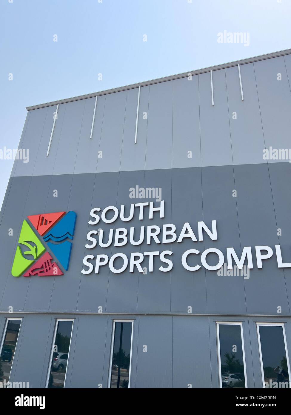 Modern Exterior of South Suburban Sports Complex Stock Photo Alamy