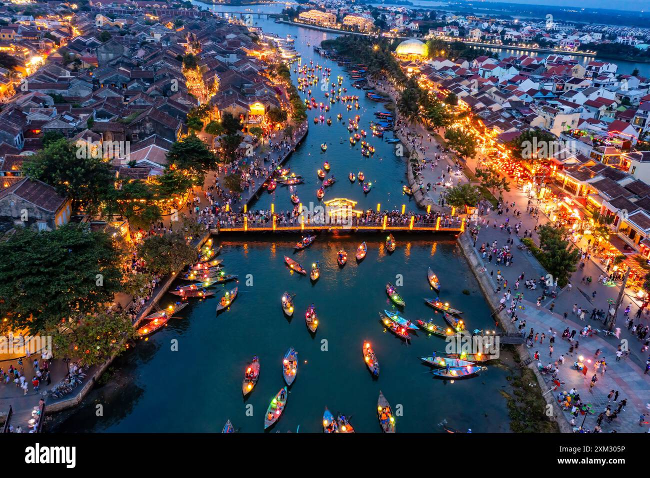 Aerial Drone View Of Hoi An City Vietnam Ancient Town UNESCO World Aerial Drone View Of Hoi An City Vietnam Ancient Town UNESCO World