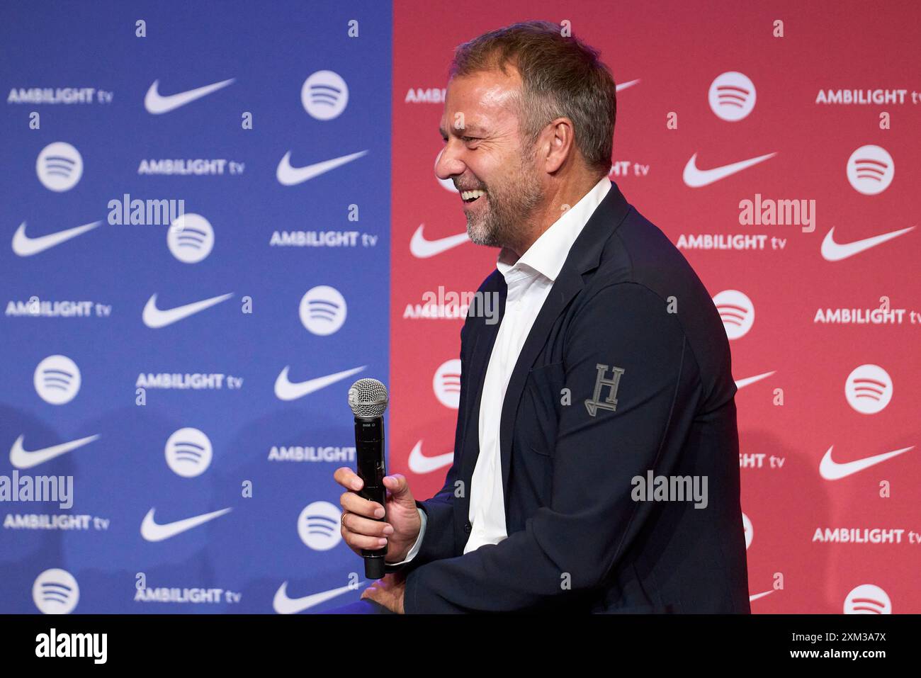Barcelona Spain July 25 New Fc Barcelona Head Coach Hansi Flick