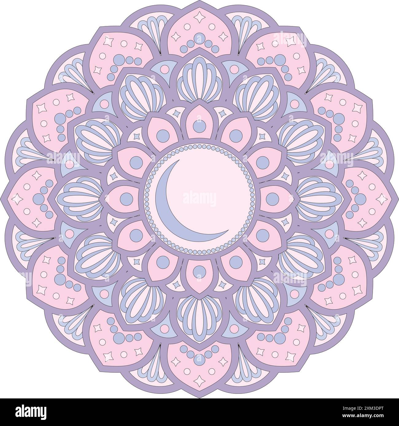 Decorative Colorful Floral Mandala Design. Ornament Vector Illustration ...