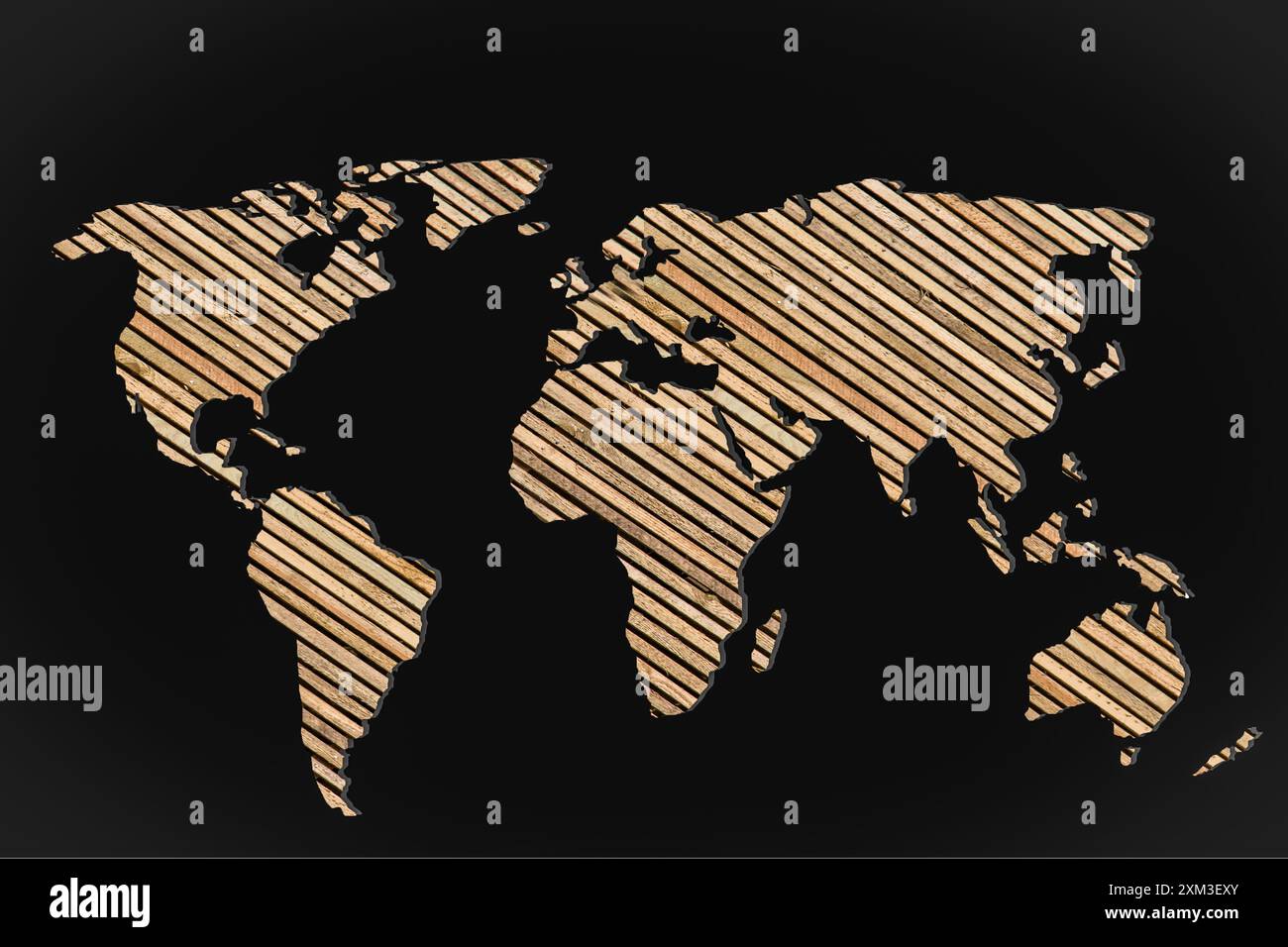 Roughly sketched out world map as global business concepts Stock Photo ...