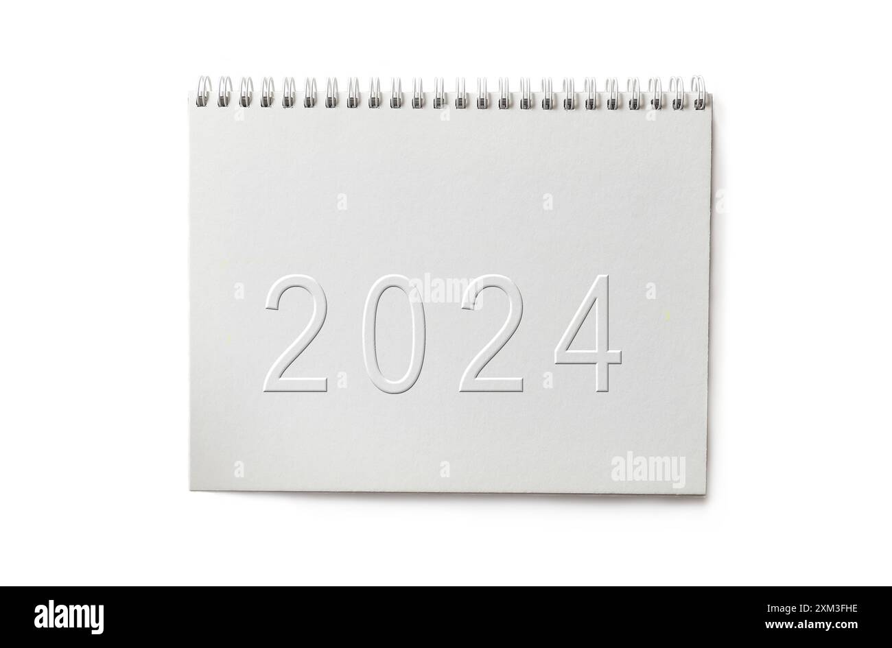 kalender spiralbindung leer, spiralheft, buch Stock Photo