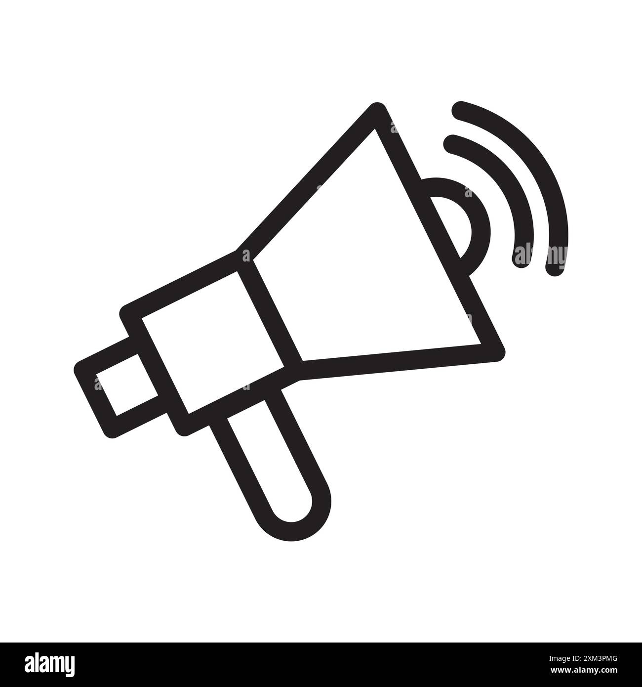 Speaker icon Black line art vector in black and white outline set ...
