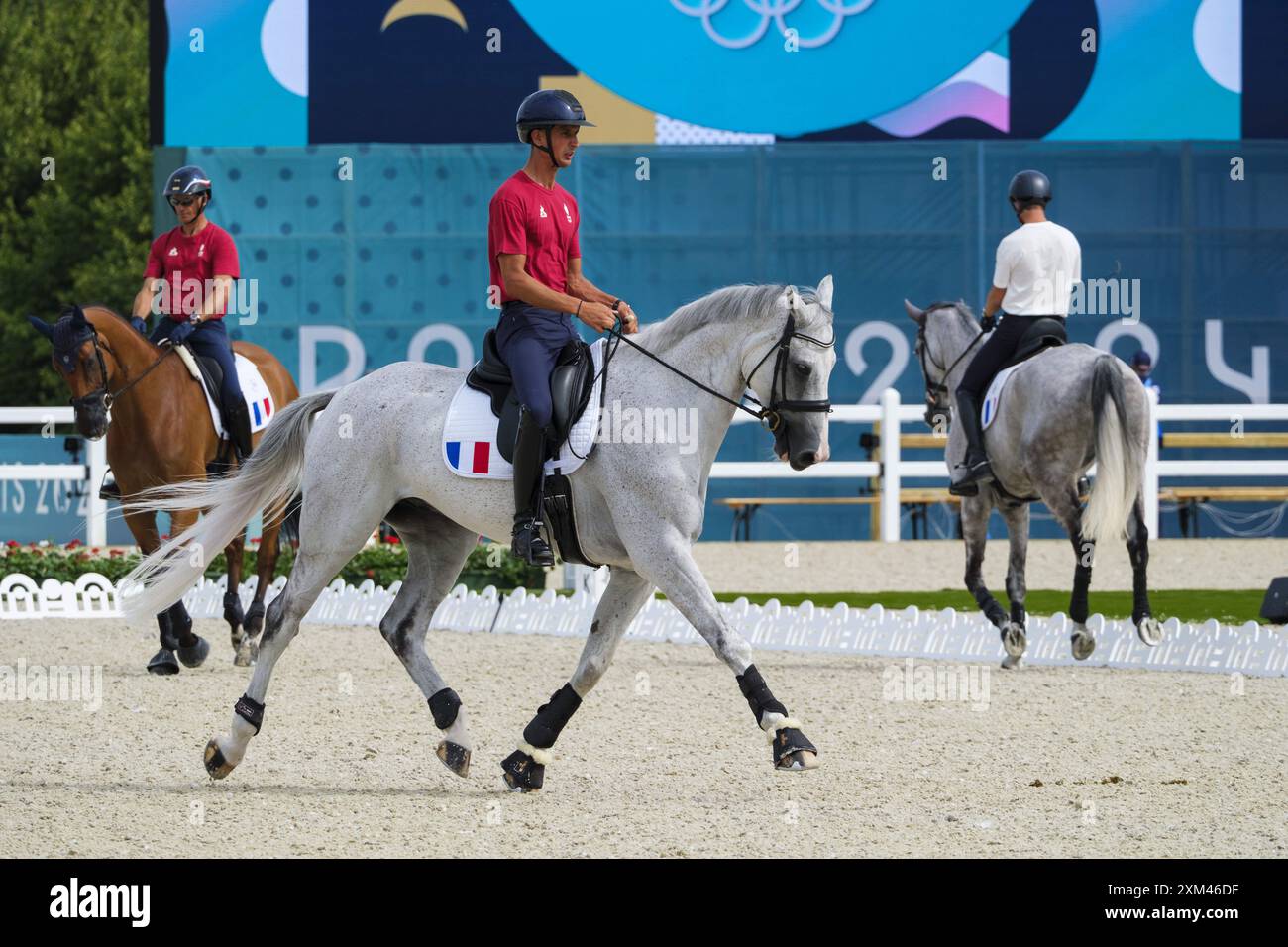 Stephane LANDOIS riding RIDE FOR THAIS CHAMAN DUMONTCEAU, Equestrian