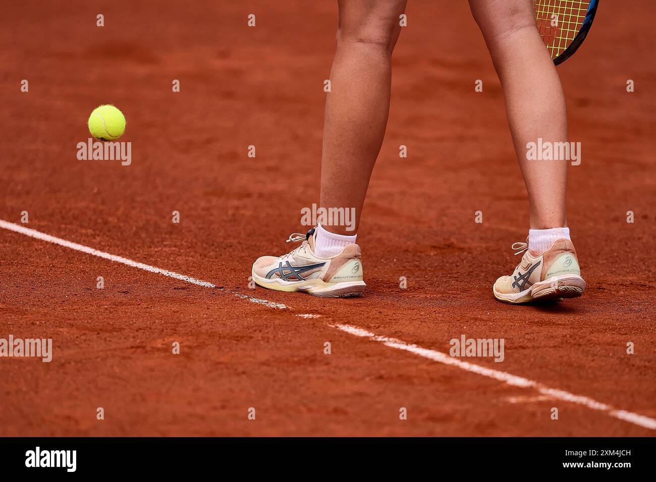 Iasi, Iasi, Romania. 24th July, 2024. Lea Boskovic (CRO) during the UNICREDIT IASI OPEN Iasi, Romanias - Womens Tennis, WTA250 (Credit Image: © Mathias Schulz/ZUMA Press Wire) EDITORIAL USAGE ONLY! Not for Commercial USAGE! Stock Photo