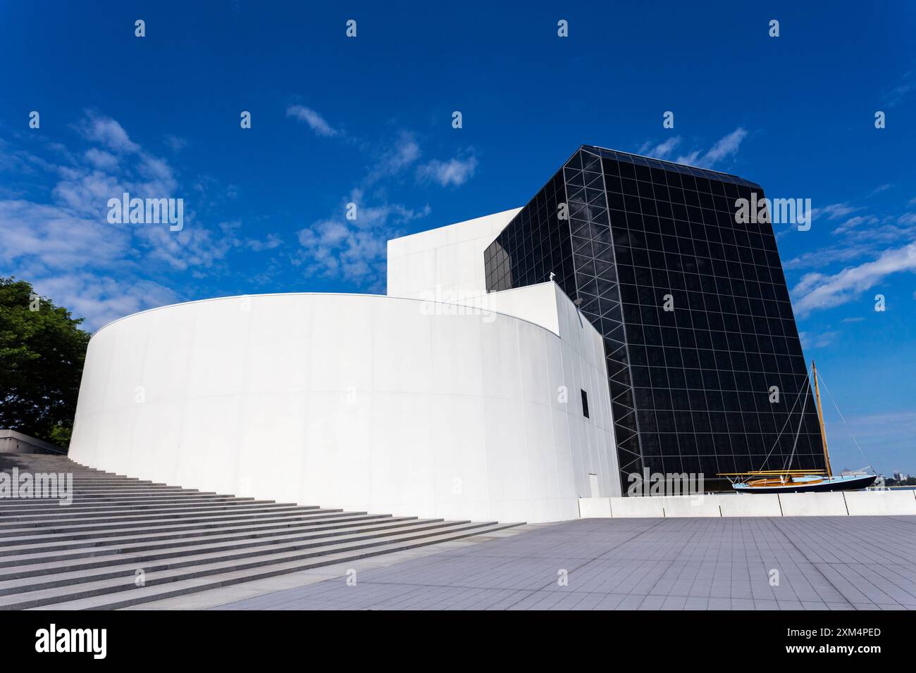 Boston, Massachusetts, USA - August 17, 2014:  John F. Kennedy Presidential Library and Museum in Boston, Massachusetts, USA. Stock Photo