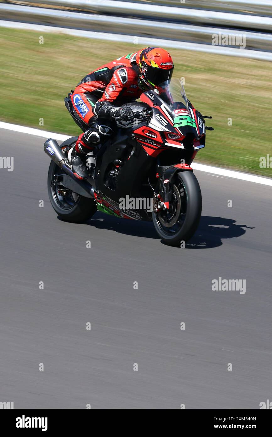 Louis Valleley NP Racing Kawasaki Rider number 55 on a Kawasaki at