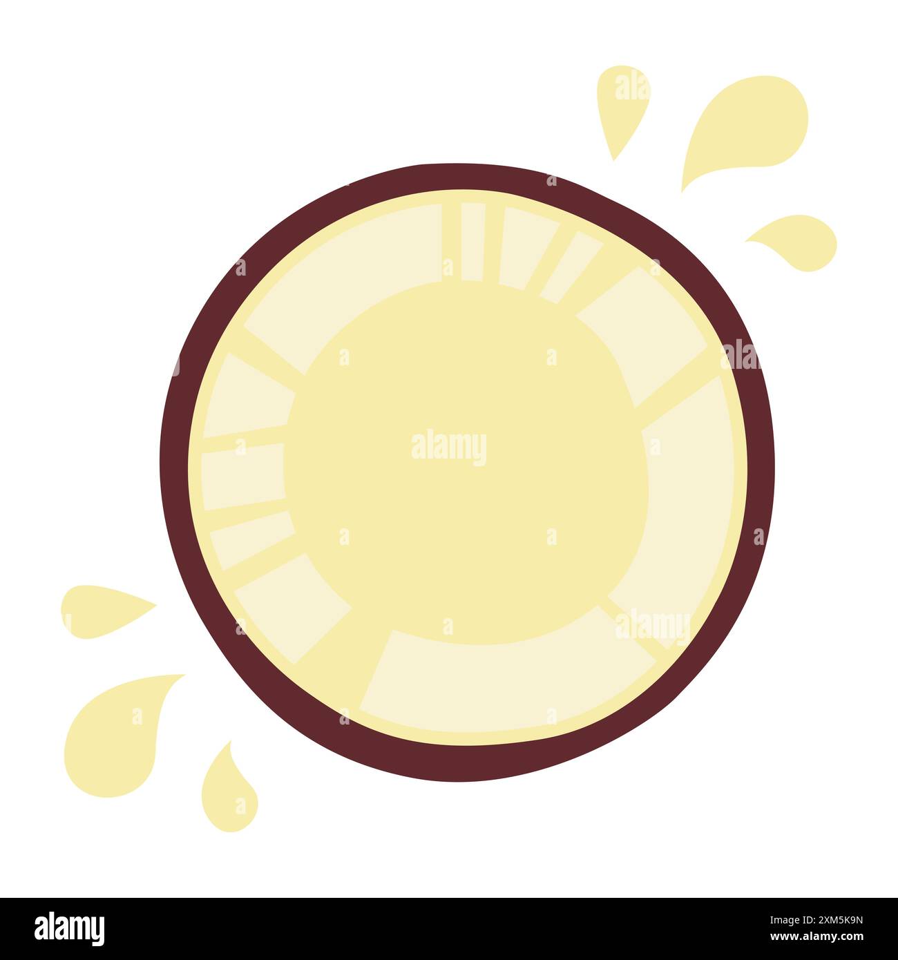Coconut to get sweet coconut water Stock Vector Images - Alamy