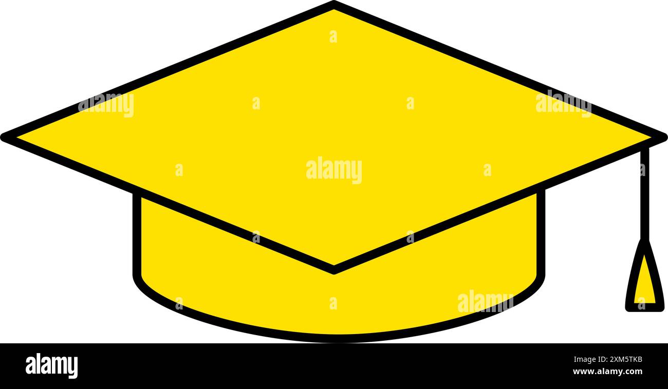 Graduation caps icons Stock Vector Images - Alamy