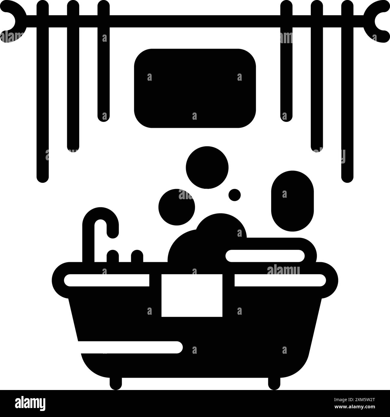 Icon for bathing, taking bath Stock Vector Image & Art - Alamy